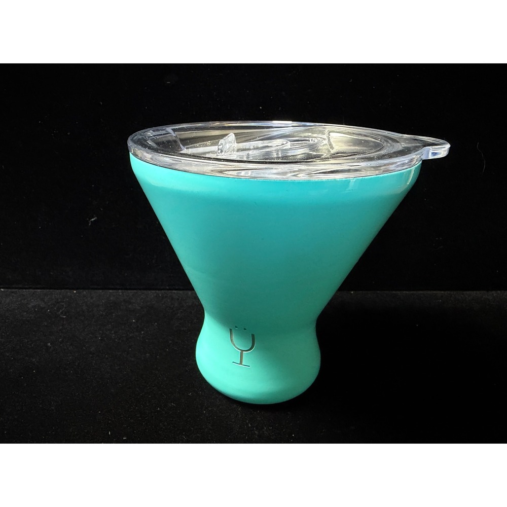 Brumate MargTini Insulated Martini Margarita Tumbler with Lid Teal Aqua 10oz
